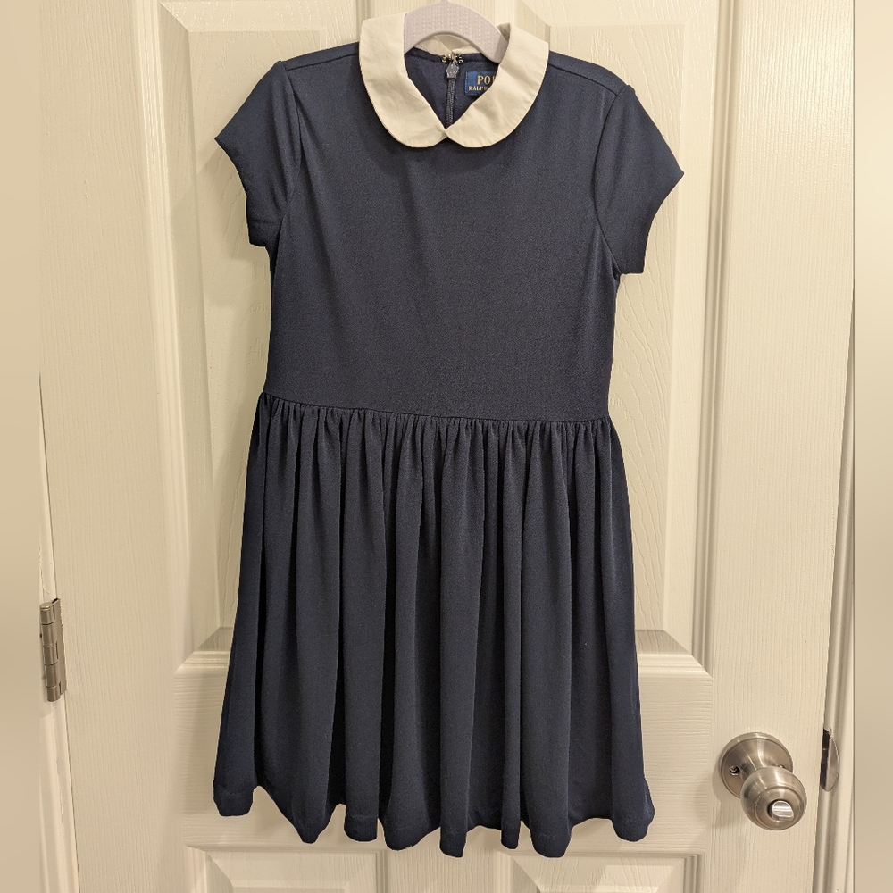 Polo by Ralph Lauren Navy Blue Kids Dress
